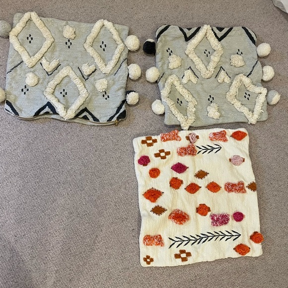 Anthropologie Accents Anthropologie Embroidered Pillow Cases Poshmark